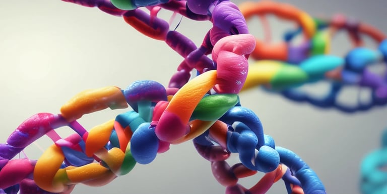 A cheerful woman holding a bottle of peptides with a soft pink background