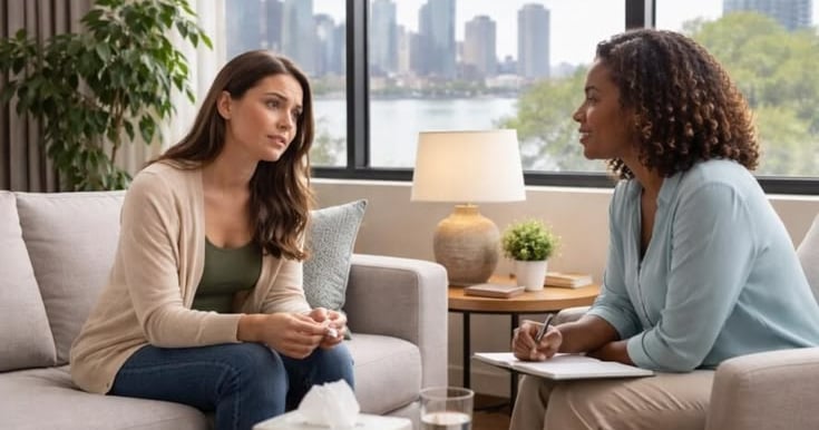Professional therapy office in New Jersey providing a safe and calm environment