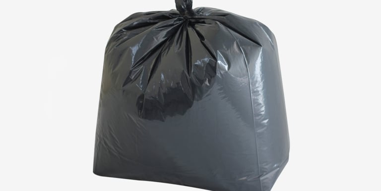 Saco preto para lixo