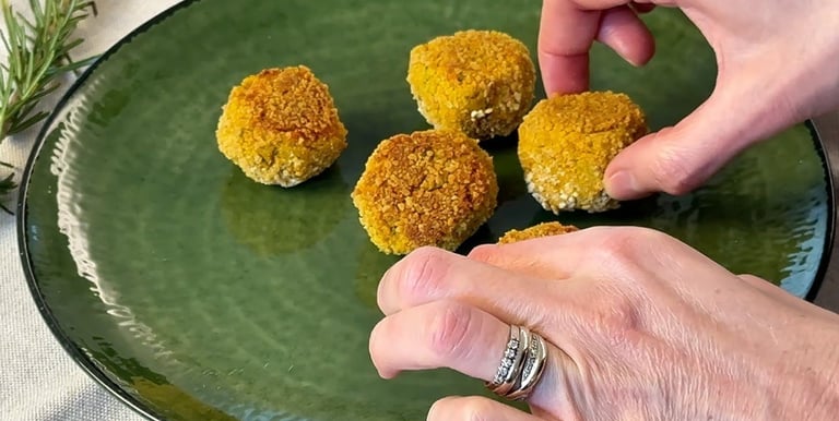 Bake until golden and crispy