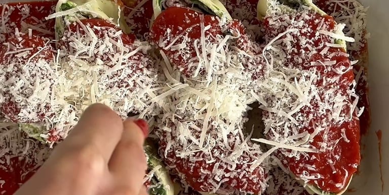 Sprinkle with Parmigiano Reggiano