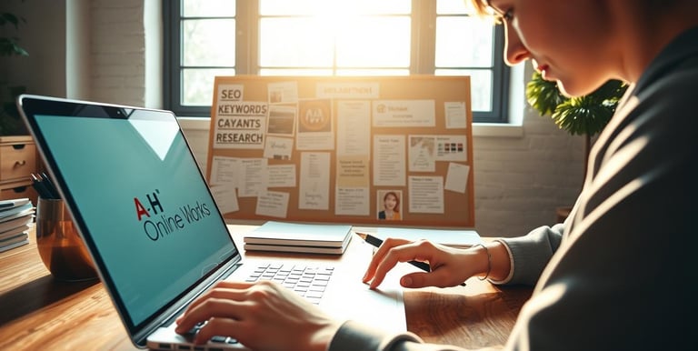 a man sitting at a desk with a laptop and a cell phone