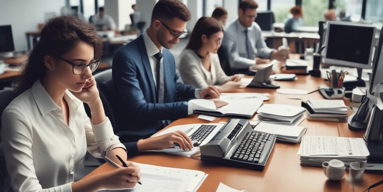 An image showing a professional team discussing financial strategies.