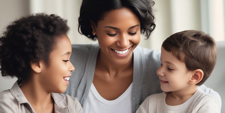 A supportive consultant discussing case details with a concerned client in an office setting.
