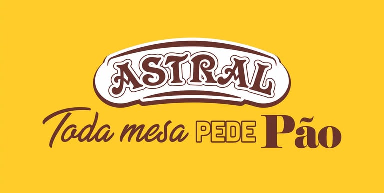 logomarca astral pães