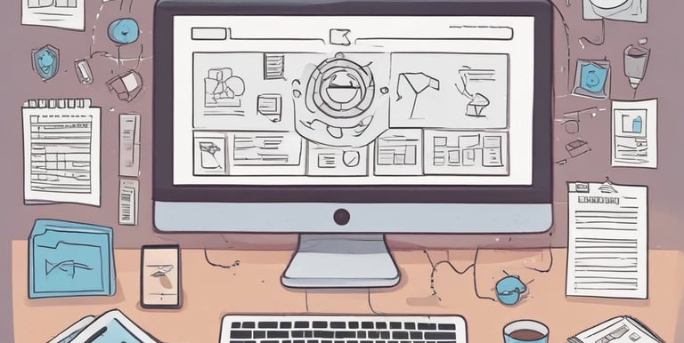 A diverse team collaborating around a digital tablet creating innovative designs.