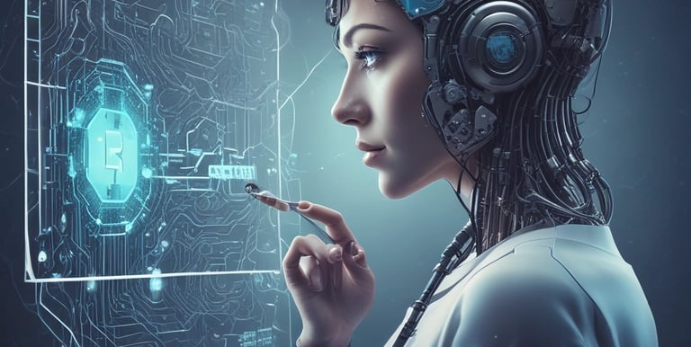 A welcoming reception area with a friendly staff member ready to assist customers.