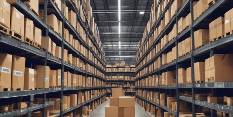 Business warehouse with unused items that need to sold to make more space available