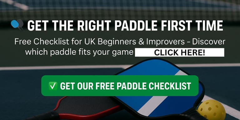 Beginner's Ultimate Pickleball Paddle Checklist