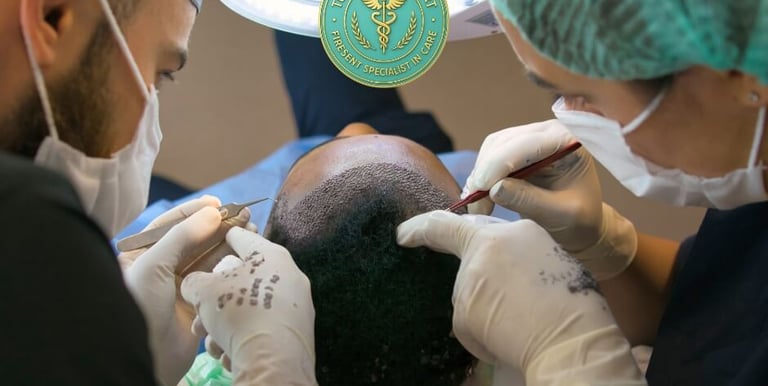 Fue hair transplant operation