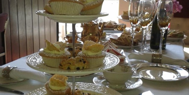 High Tea in the Bowls Club house in Alexandra Recreation Ground