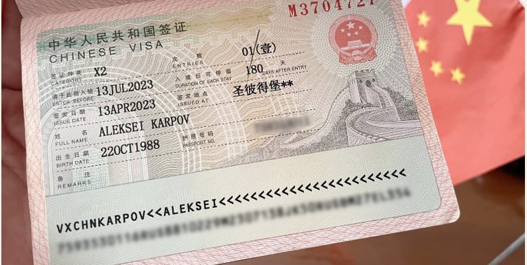 visa china