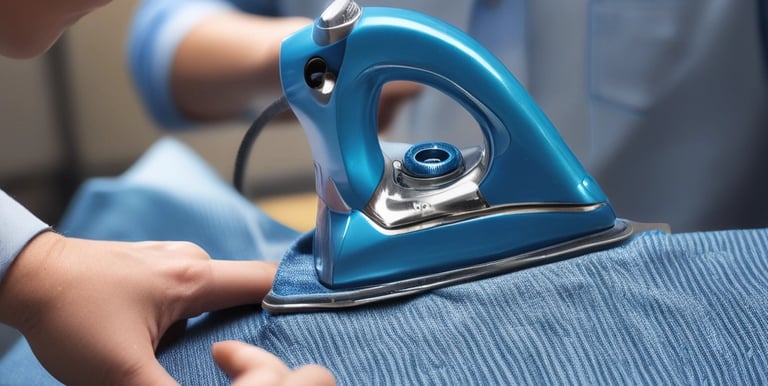 An ironing service in action