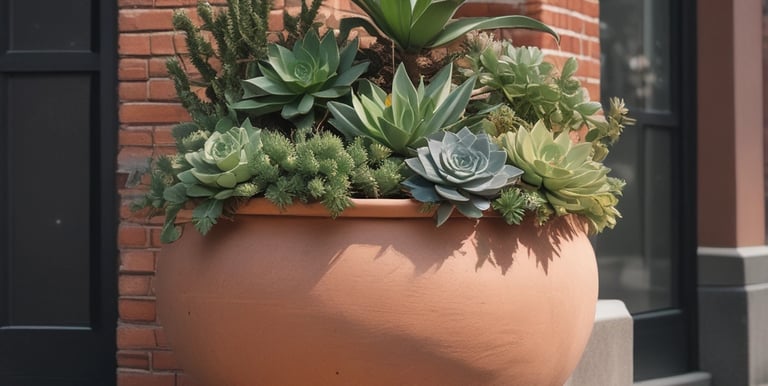 selective focus photography of green sprout on brown pot