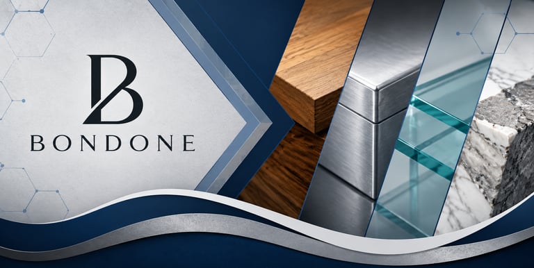 Bondone epoxy adhesives for bonding wood, metal, glass, marble and stone 