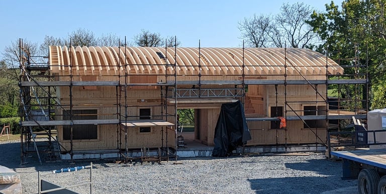 Eco friendly timber building in HBE