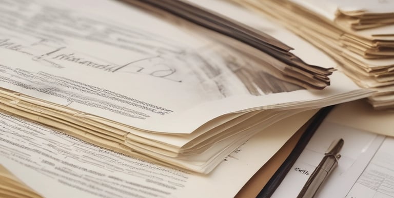 A yellow sign with bold black text in German promoting an agency located on a street. The background shows part of an urban setting with tables and chairs on a sidewalk.