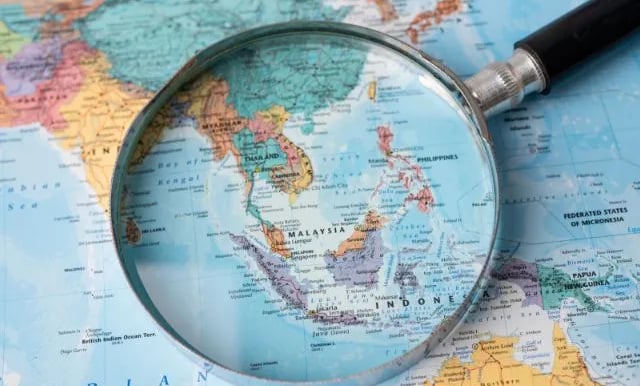 a map of south east asia