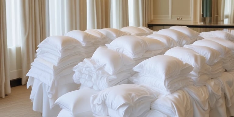 A professional cleaning team in uniforms, actively cleaning a commercial space.