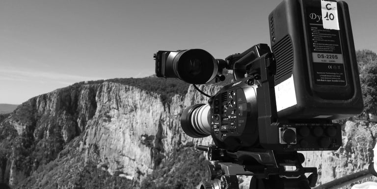 vincent tesniere sur la réalisation d'un reportage dans les gorges du verdon