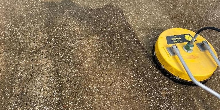 Maintaining your property's cleanliness and curb appeal with professional pressure washing services.