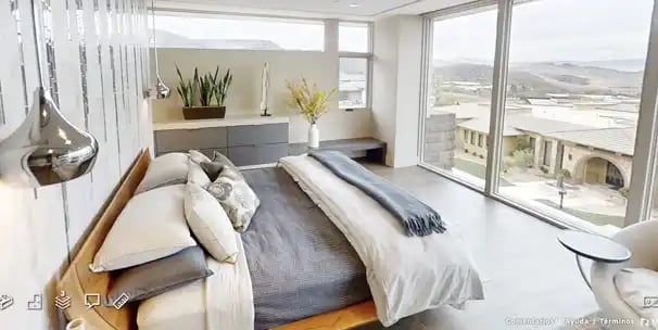 Alojamiento turístico con tour virtual 360.