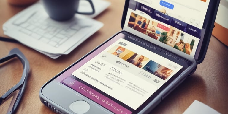 silver iMac near iPhone on brown wooden table