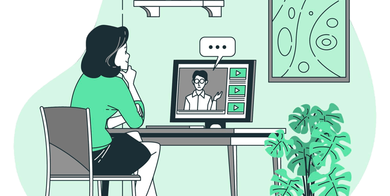 online psychotherapy session