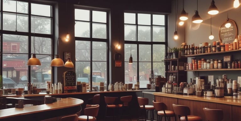 Wooden signs with handwritten text advertise social media engagement, including platforms like Snapchat and Instagram, attached to a pole in a casual outdoor setting. The text is decorative, and the imagery provides a vintage, handcrafted feel.