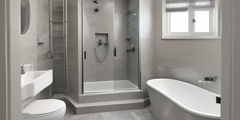 A bathroom with a sink, mirror, toilet and tub