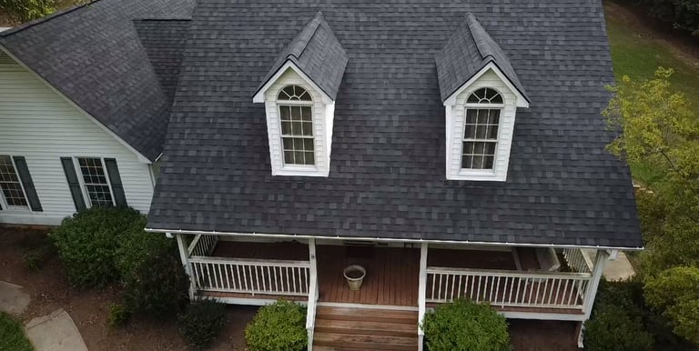completed roof by redeemed roofing