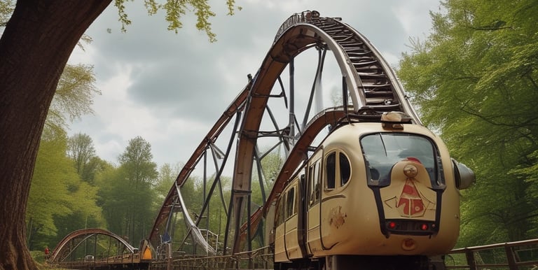 a train on a bridge over a bridge