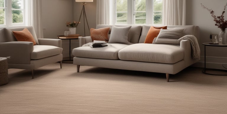 Horizontal blinds cover three large window panels. The blinds are partially closed, with several cords hanging down to adjust their position. The background outside the window is dark, suggesting it might be nighttime.