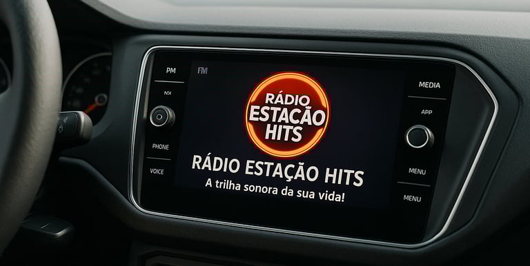 No rádio, no app ou online — leve a Estação Hits com você para todo lugar.