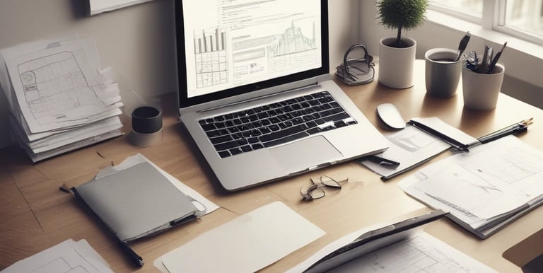 Labor technician analyzing material samples under a microscope.