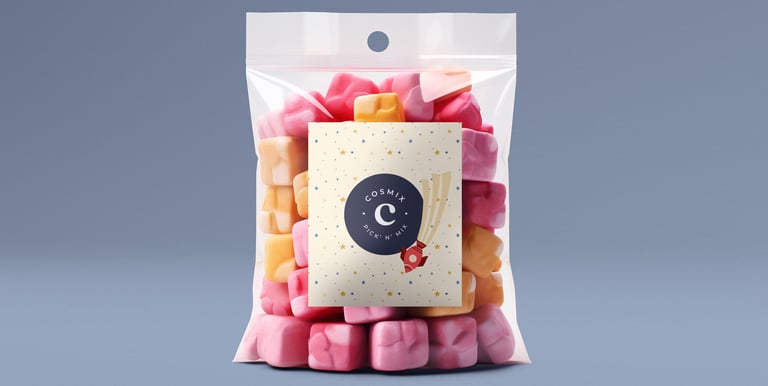 a bag of marshmallows in a bag