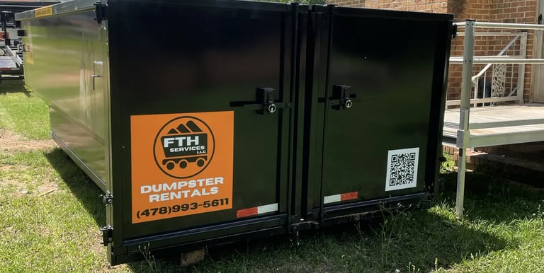 15‑yard residential dumpster in Jackson GA