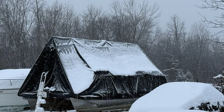 Winter cover in action