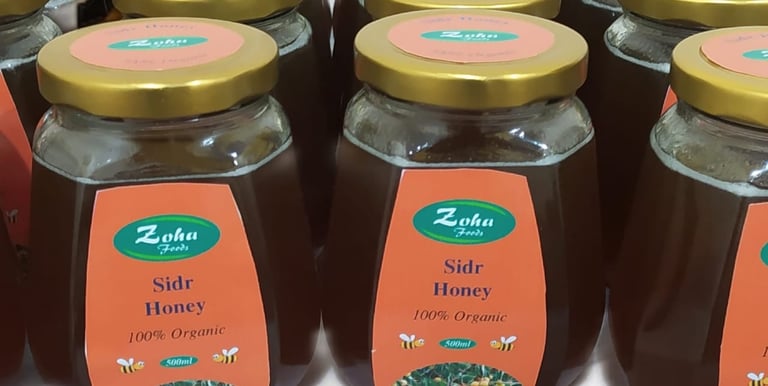 Premium Organic Sidr Honey – 100% pure, raw, and natural from Sidr tree nectar
