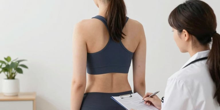 Close-up of hands typing on a laptop with a website showing location tracking features.