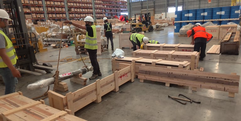samudra biru mandiri, packing, palet plastik, palet kayu, box kayu, logistik