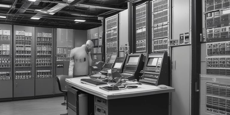 A steel framework of a large industrial building under construction.