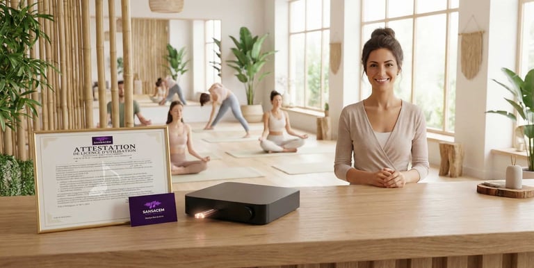 Client sansacem cours de yoga