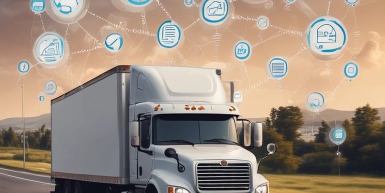 A person's hand holds a small, circular electronic device displaying a prominent logo. The device is likely designed for tracking and is compact in size.