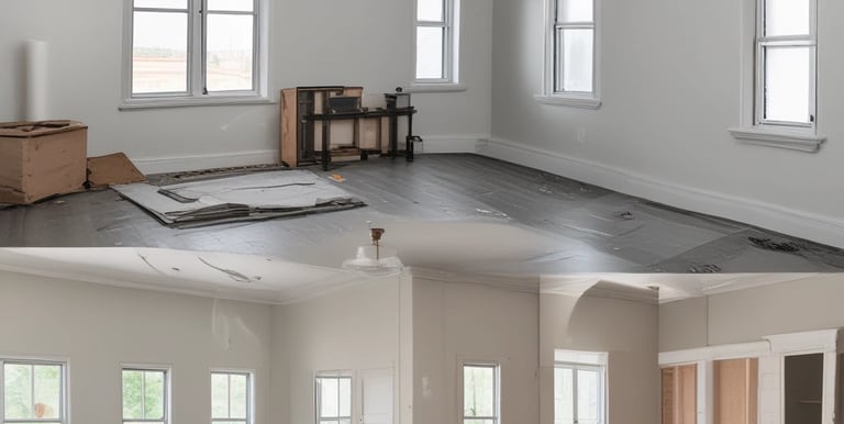 A modern kitchen renovation showcasing sleek design and functionality.