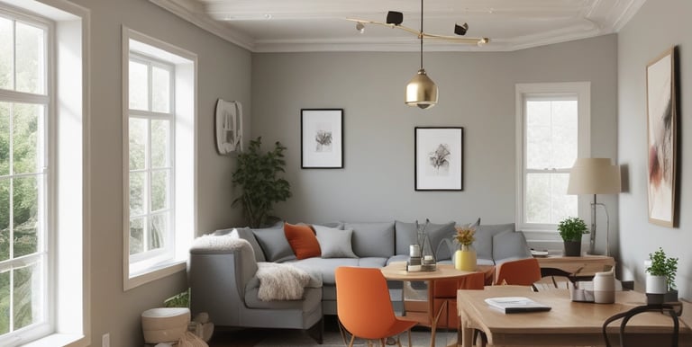 A beautifully renovated garden with vibrant flowers and a patio.
