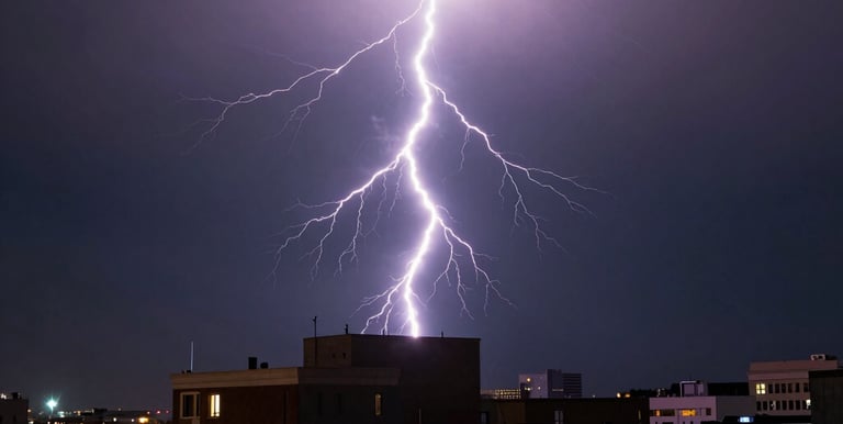 Close-up of a technician installing a grounding rod in an industrial setting.