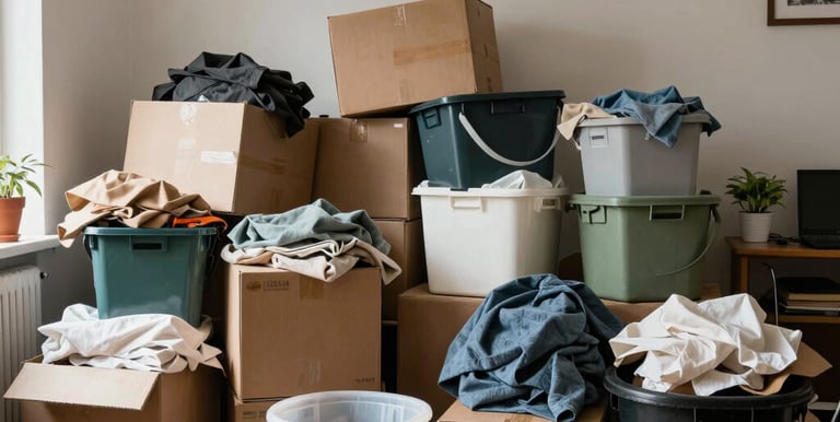 A clean and organized garage after a thorough decluttering and removal service.