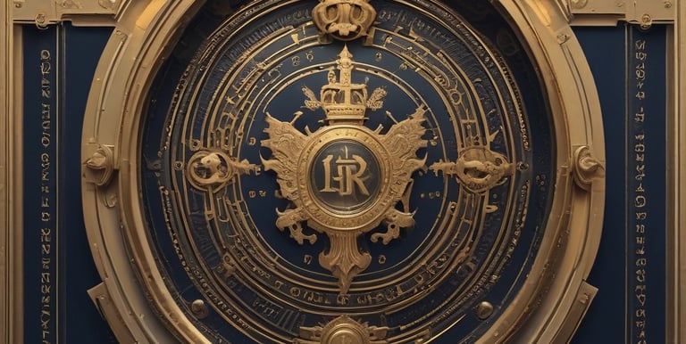 Close-up of hands exchanging digital tokens over a backdrop of mining and agriculture landscapes.