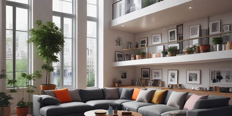 Modern house exterior with a 'For Sale' sign on a sunny day.